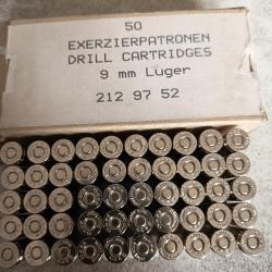 Vends cartouches de manipulation 9x19 9 Para GECO CAT D