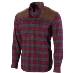 Chemise à carreaux Browning rouge et bleue