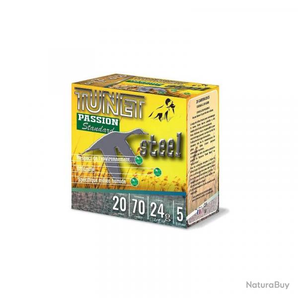Cartouches Tunet Passion Acier 24 STD Calibre 20 Numro