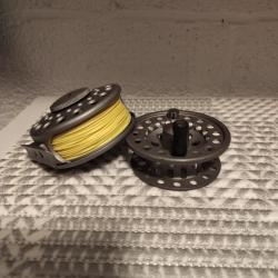 Moulinet Okuma SLV + 2e bobine + soie #4