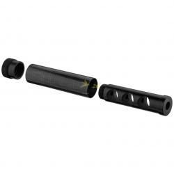 Modérateur de son carbone Adamantium micro 114 Diam 27 Calibre 22 Lr - 17 Hmr (Filetage 1/2x20)