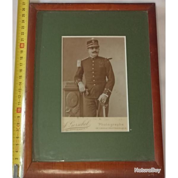Cadre photo Lt 1er Rgiment Colonial 1900 /1914