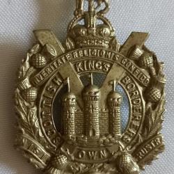 Insigne cap badge The King's OWN Scottish Borderers WW2
