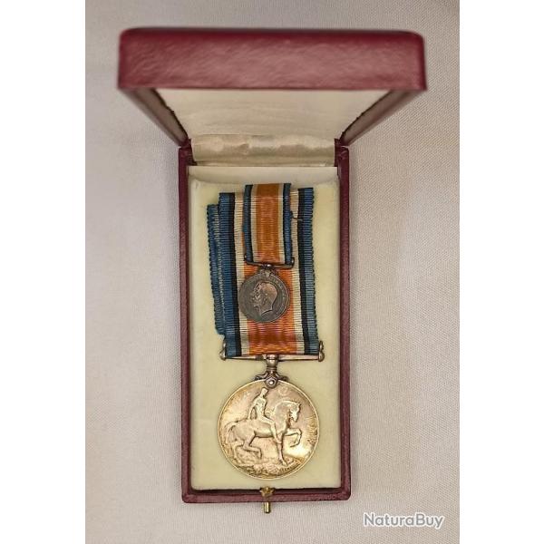 Mdailles Anglaise King Georges V guerre 14/18 nominative