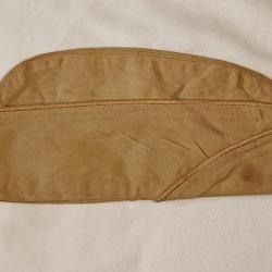 Bonnet de police US coton kaki clair Quartermaster WW2