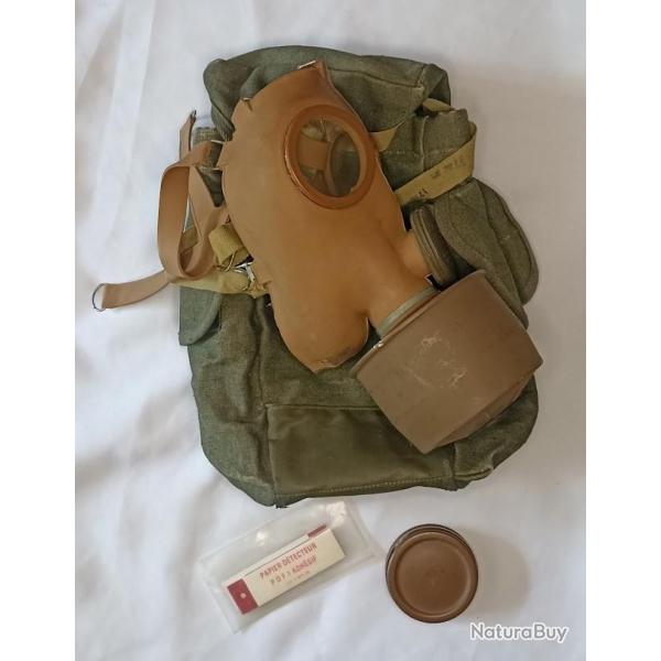 Masque anti Gaz ANP 63 Arme Franaise 1970 vintage