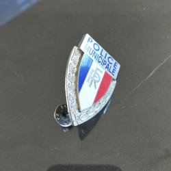 Insigne de casquette Police Municipale TBE