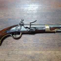 Pistolet réglementaire de cavalerie - modèle 1763-66 ou type 2 - Saint-Etienne - BE