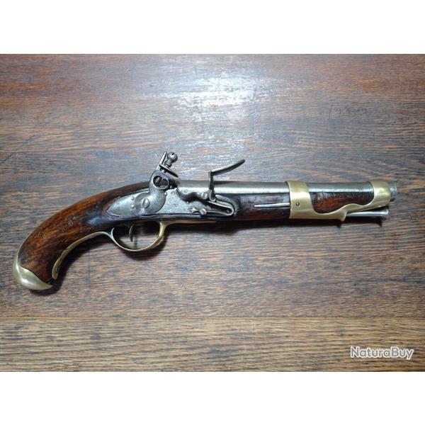 Pistolet réglementaire de cavalerie - modèle 1763-66 ou type 2 - Saint-Etienne - révolution - BE