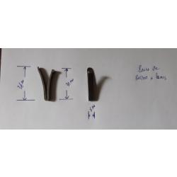Ressorts a lames  , pour armement chien ou éjecteurs (stock 2)