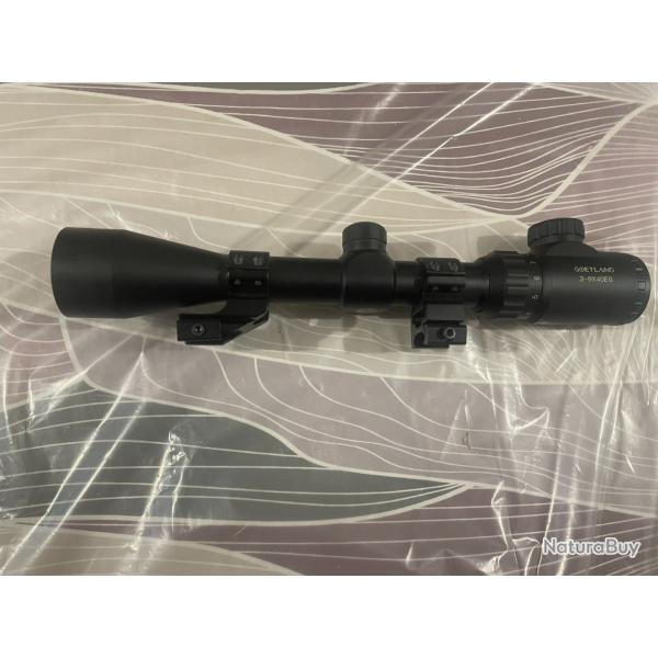 Goetland lunettes de tir 3-9x40 avec support