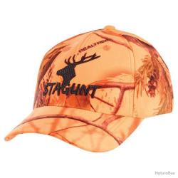 Casquette brodée polyester camo orange blaze