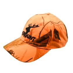 Casquette brodée polyester camo orange blaze