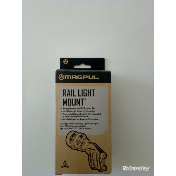 MAGPUL RAIL LIGHT MOUNT