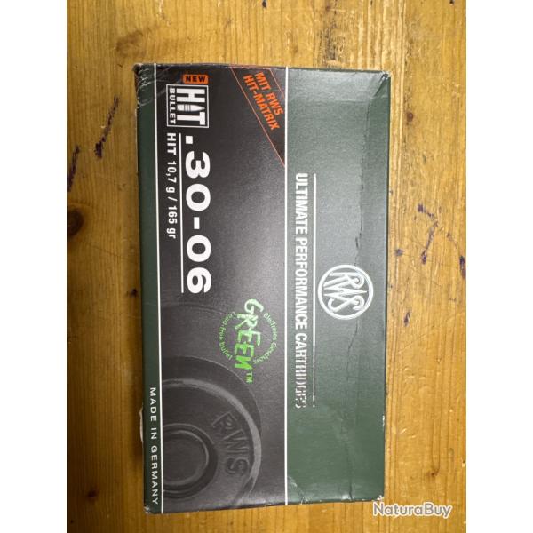 30-06 RWS HITgreen 165gr