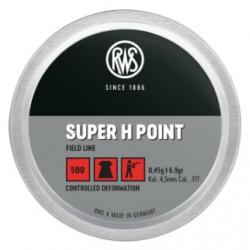 Plombs RWS super h-point cal.5.5 14.3gr 0.92g par 500
