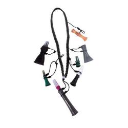 Porte appeau PRIMOS corde tressée pour 11 appeaux