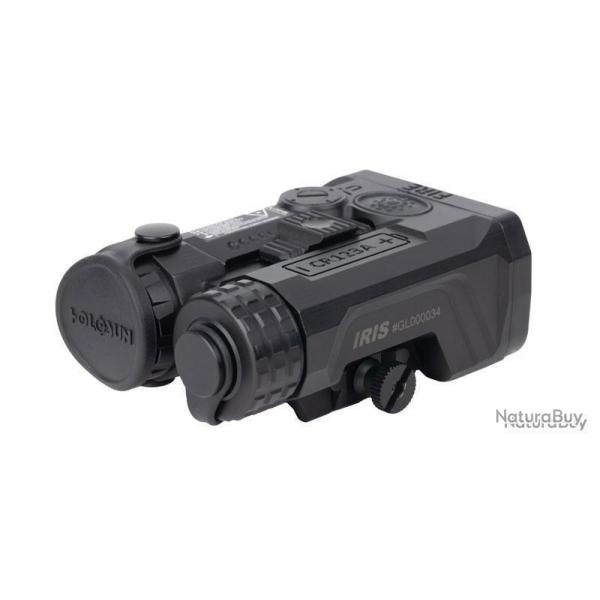Holosun IRIS-3 laser et lampe 3 voies : 1x laser visible vert+1x IR et lampe visible