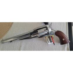 Pack Revolver Remington 1858 Pietta inox 44 poudre noire