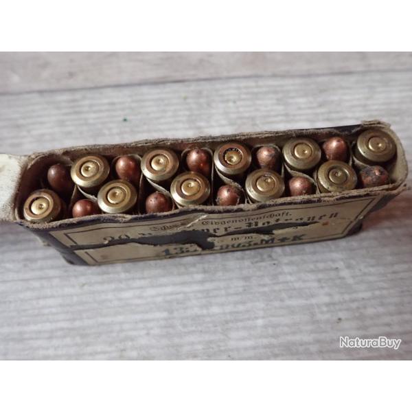 20 Cartouches neutralises pour revolver 1882 + boite de 1903