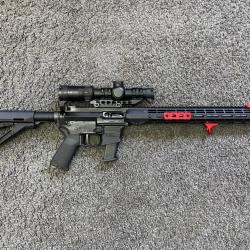PACK AERO PRECISION AR9 Calibre 9 mm Para + Lunette VORTEX Strike Eagle 1-8x24