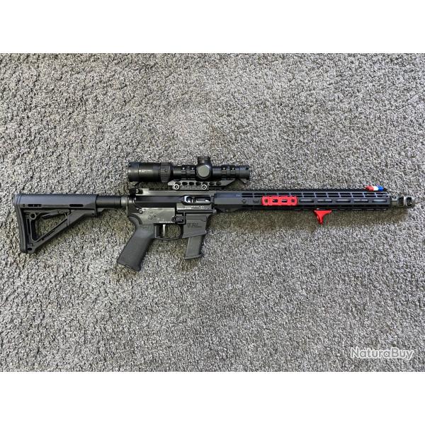 PACK AERO PRECISION AR9 Calibre 9 mm Para + Lunette VORTEX Strike Eagle 1-8x24