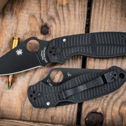 Couteau Spyderco Para 3 Salt Lame Acier CPM MagnaCut Manche G10 Compression Lock USA SC223GMCBKP