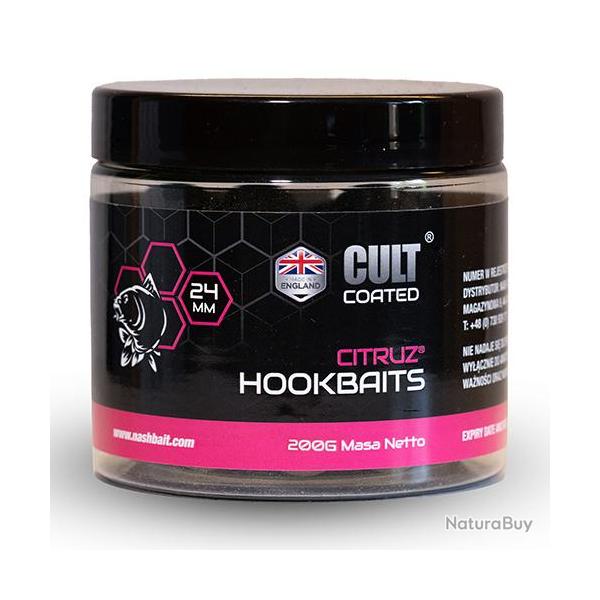 Bouillettes Nash Citruz Cult Coated Hookbait 24mm