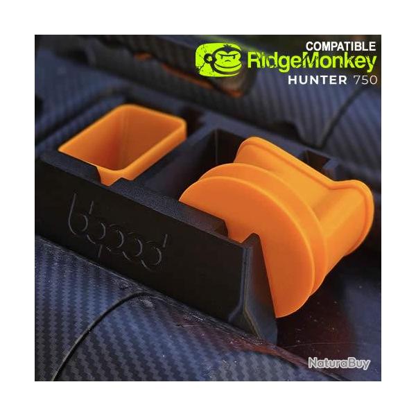 Largue Zig + Liquide Bait Boat Pod pour Ridge Monkey Hunter Black