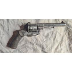 Revolver LEFAUCHEUX 9 mm a broche 6 coups trés bon fonctionnement petites oxydations