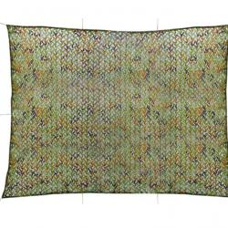 Filet de camouflage vert forêt 2 x 4 m en polyester avec sac - Léger et polyvalent