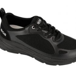 Chaussure Sneaker H3130 Hong Kong noir avec semelle biomécanique - homme/femme - HERGOS