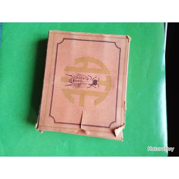 vielle boite cal 12 ATE pour collection etuis metalique poudre T plomb de 4