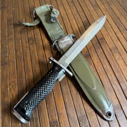 BAÏONNETTE POIGNARD DE COMBAT USM 5 MARQUAGE KIFFE JAPAN ET U.S M8 A1 PWH