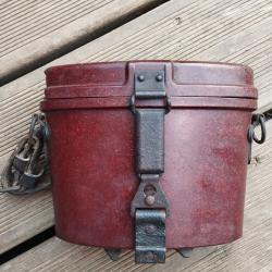 etui jumelles marron allemand bakelite ww2