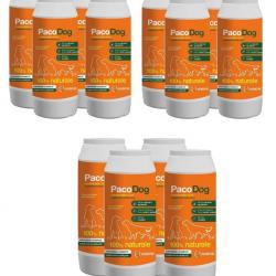 PacoDog - 12 Bouteilles de Poudre pour chenil contre tiques, puces, moustiques et mauvaises odeurs