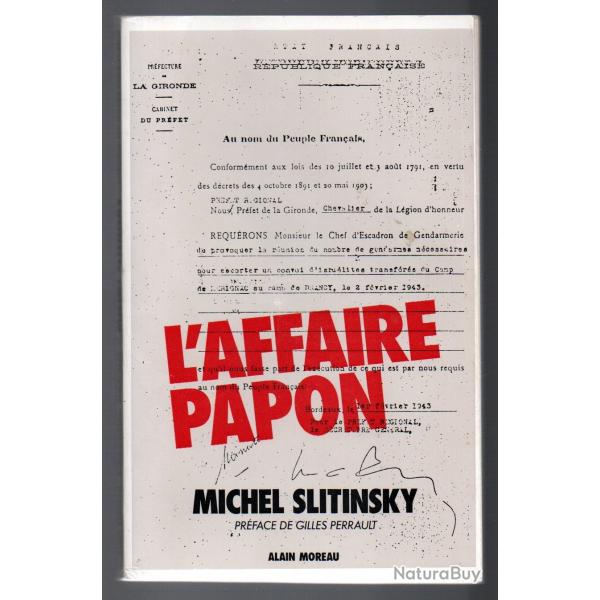 l'affaire papon de michel slitinsky