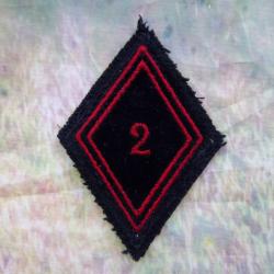 Losange militaire 2° regiment du génie