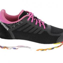 H3000 - Chaussure sneaker George avec semelle amovible - Femme - Noir - HERGOS