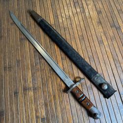 RARE BAÏONETTE U.S REMINGTON MODÈLE 1913 DE 1916 POUR ANGLETERRE  ENFIELD WW1 14/18