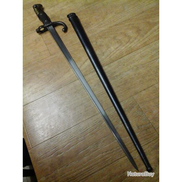 Baionnette pour fusil Gras.