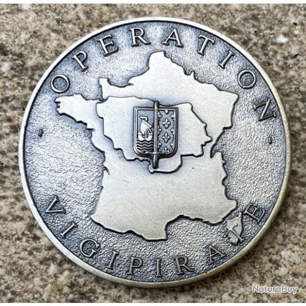 Medaille-General Gouverneur de Paris-Operation Vigipirate