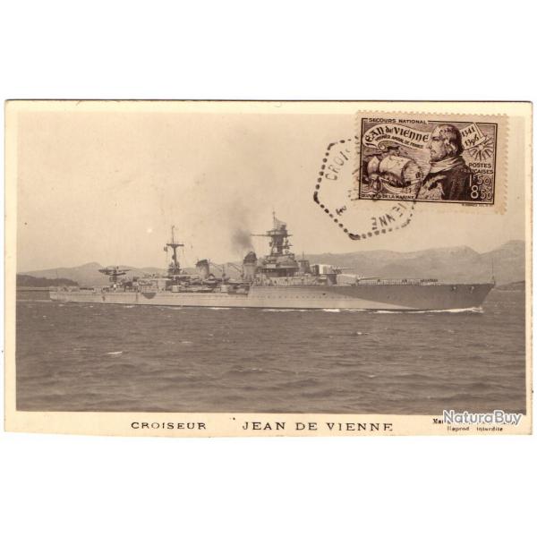 CPA - Marine Militaire -CROISEUR JEAN DE VIENNE - N1416