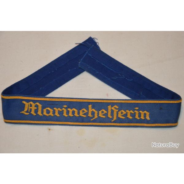 BANDE DE BRAS ALLEMANDE MARINEHELFERIN-GERMAN KGM CUFF TITTLE 2WW-2WW-RMELBAND MARINE