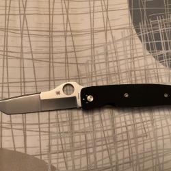 VEND COUTEAU PLIANT SYDRRCO DOUBLE BEVEL BY BOB TERZUOLA