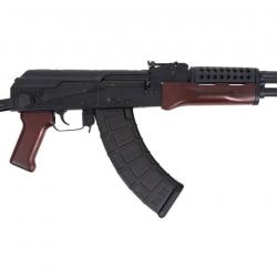 Carabine PSA AK-47 GF3 Forged Romanian Under Folding Rifle with Cheese Grater Upper Handguard, Redwo