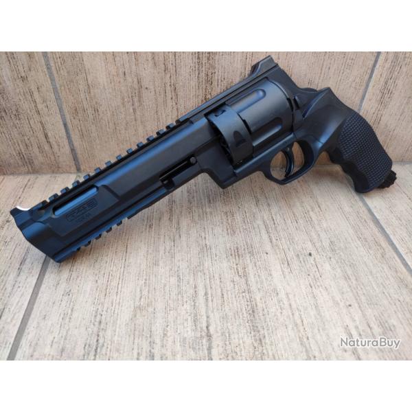 T4E HDR 68 - Revolver Balle Caoutchouc dbrid 20 joules, balle caoutchou, 2 bouteilles co2