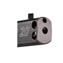 Guidon triangulaire, orientable, largeur (4,0 / 4,5 / 4,9 mm) pour pistolet Walther LP300 / Hämmerli