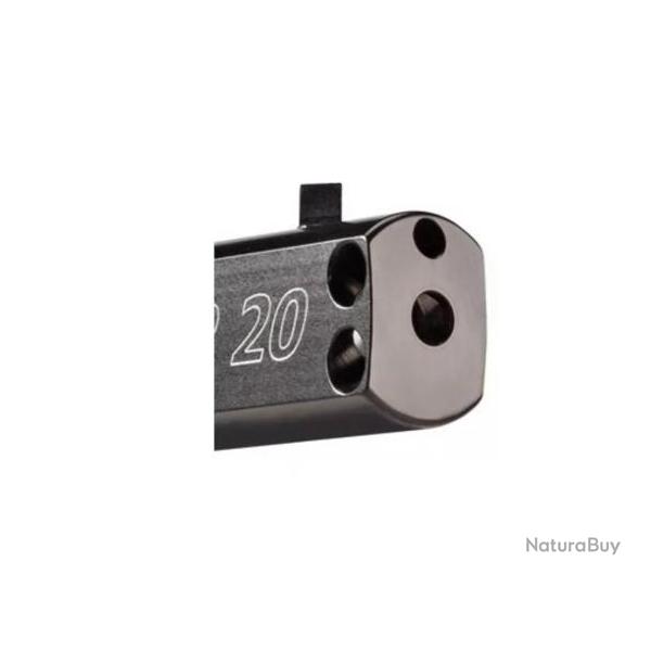 Guidon triangulaire, orientable, largeur (4,0 / 4,5 / 4,9 mm) pour pistolet Walther LP300 / Hmmerli
