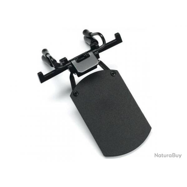 Cache oeil clips noir pour lunette de vue